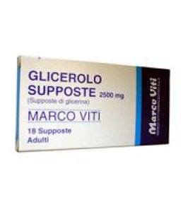 GLICEROLO (MARCO VITI)*AD 18 supp 2.250 mg