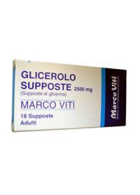 GLICEROLO (MARCO VITI)*AD 18 supp 2.250 mg