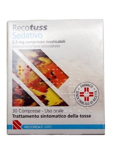 RECOTUSS SEDATIVO*30 cpr mast 6,5 mg