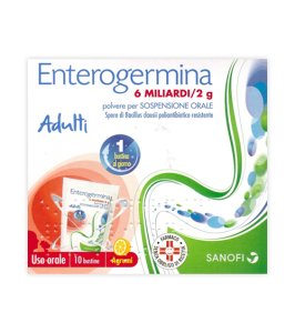 ENTEROGERMINA*orale sosp 10 bustine 6 mld 2 g