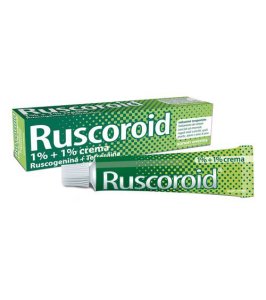 RUSCOROID*crema rett 40 g 1% + 1%