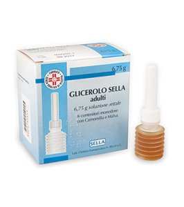 GLICEROLO (SELLA)*AD 6 contenitori monodose 6,75 g soluz rett con camomilla e malva
