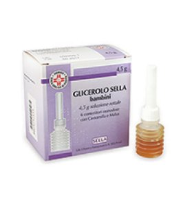 GLICEROLO (SELLA)*BB 6 contenitori monodose 4,5 g soluz rettcon camomilla e malva