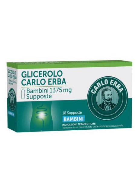 GLICEROLO (CARLO ERBA)*BB 18 supp 1.375 mg
