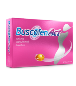 BUSCOFENACT*12 cps molli 400 mg