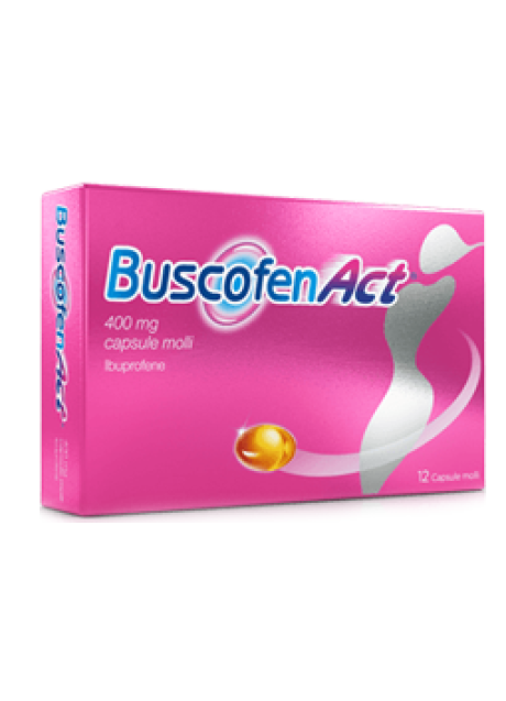 BUSCOFENACT*12 cps molli 400 mg