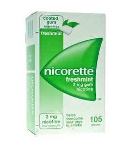 NICORETTE*105 gomme mast 2 mg menta forte