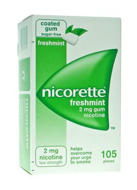 NICORETTE*105 gomme mast 2 mg menta forte