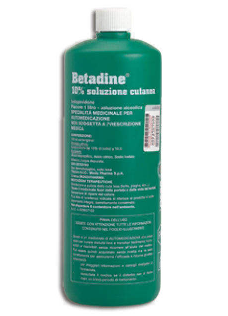 BETADINE*soluz alcol cutanea 1.000 ml 10%