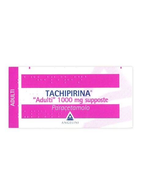 TACHIPIRINA*AD 10 supp 1.000 mg
