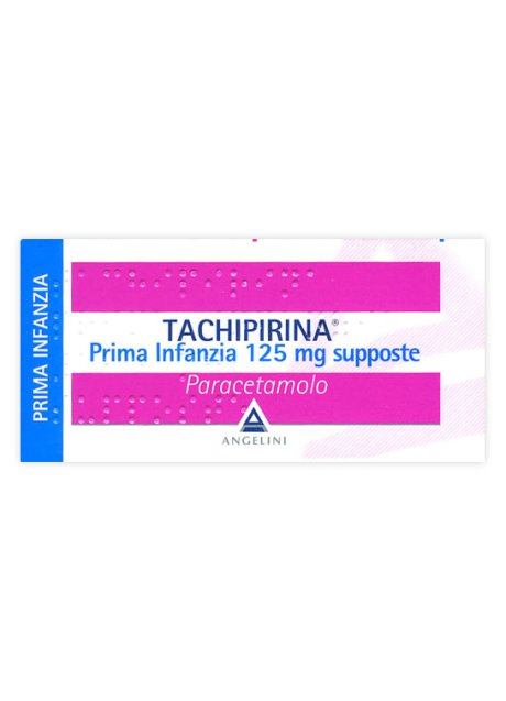 TACHIPIRINA*PRIMA INFANZIA 10 supp 125 mg