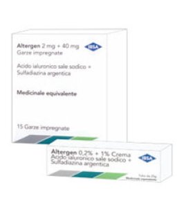 ALTERGEN*15 garze 2 mg + 40 mg 10 cm x 10 cm