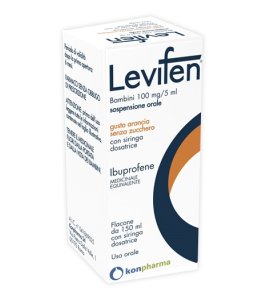 LEVIFEN*orale sosp 150 ml 100 mg/5 ml gusto arancia senza zucchero