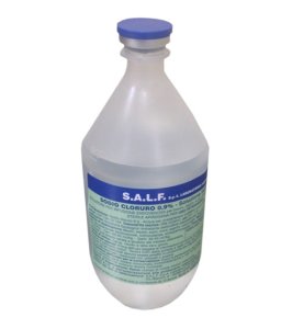 SODIO CLORURO (SALF)*1 flacone 500 ml 0,9%