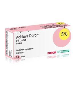 ACICLOVIR (DOROM)*crema derm 3 g 5%