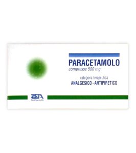 PARACETAMOLO (ZETA FARMACEUTICI)*20 cpr 500 mg