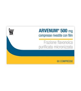 ARVENUM*60 cpr riv 500 mg
