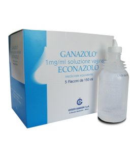 GANAZOLO*lav vag 5 flaconi 150 ml 1 mg/ml + 5 cannule