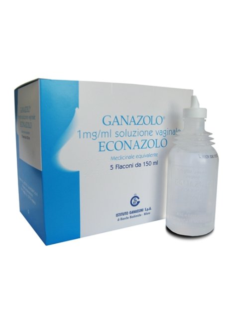 GANAZOLO*lav vag 5 flaconi 150 ml 1 mg/ml + 5 cannule
