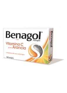 BENAGOL VITAMINA C*16 pastiglie arancia