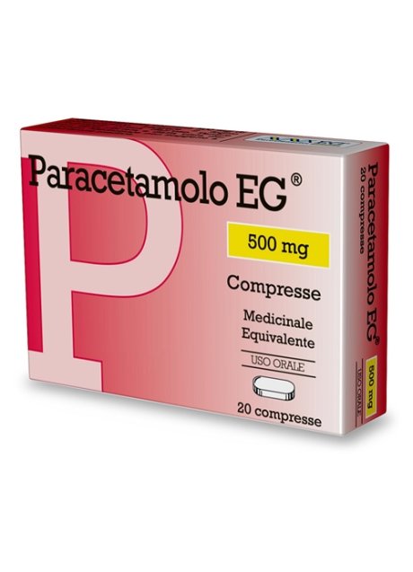 PARACETAMOLO (EG)*20 cpr 500 mg