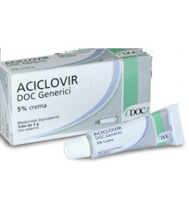 ACICLOVIR (DOC GENERICI)*crema derm 3 g 5%