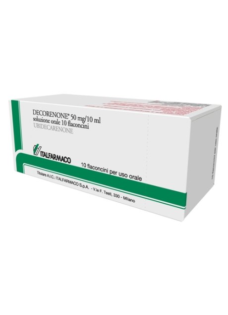 DECORENONE 50*orale soluz 10 flaconcini 50 mg 10 ml