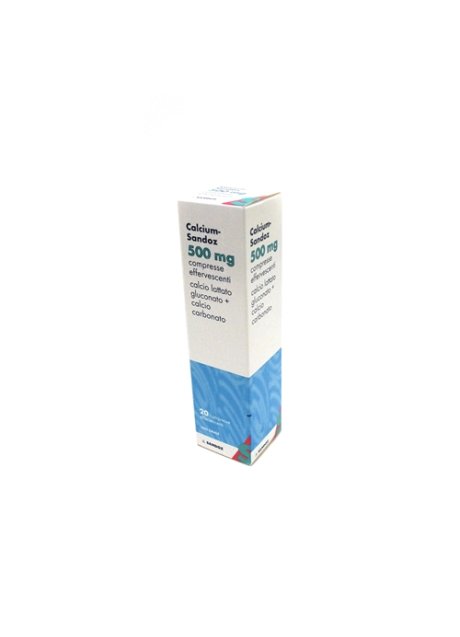 CALCIUM SANDOZ*20 cpr eff 500 mg