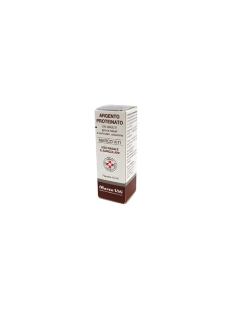 ARGENTO PROTEINATO (MARCO VITI)*AD gtt orl 10 ml 2% ARGENTO PROTEINATO (MARCO VITI)*AD gtt orl 10 ml 2%
