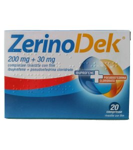 ZERINOACTIV*20 cpr 200 mg + 30 mg