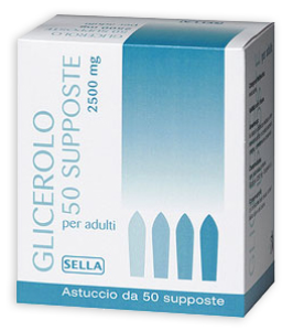GLICEROLO (SELLA)*AD 50 supp 2.250 mg