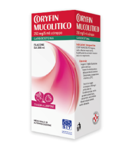 CORYFIN MUCOLITICO*scir 200 ml 250 mg/5 ml