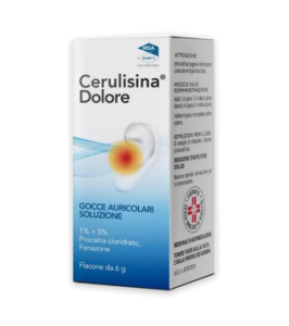 CERULISINA DOLORE*gocce auricolari 6 g 5% + 1%