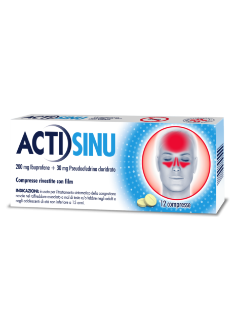ACTISINU*12 cpr riv 200 mg + 30 mg