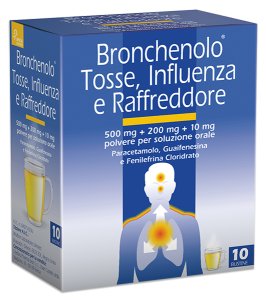 BRONCHENOLO TOSSE INFLUENZA E RAFFREDDORE*orale polv 10 buste