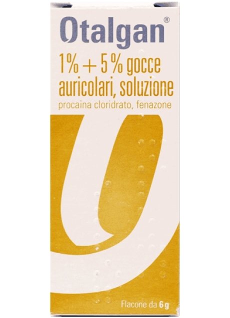 OTALGAN*gocce auricolari 6 g 5% + 1%