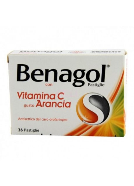 BENAGOL VITAMINA C*36 pastiglie arancia