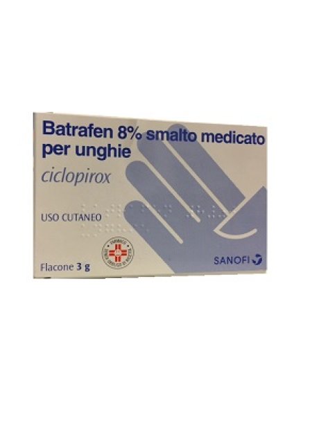 BATRAFEN*smalto medicato per unghie 1 flacone 3 g 8%