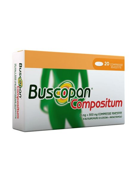 BUSCOPAN COMPOSITUM*20 cpr riv 10 mg + 500 mg