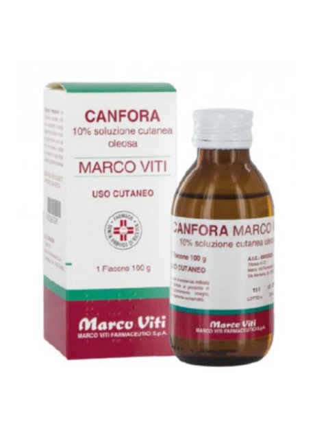 CANFORA (MARCO VITI)*soluz cutanea oleosa 100 ml 10% CANFORA (MARCO VITI)*soluz cutanea oleosa 100 ml 10%