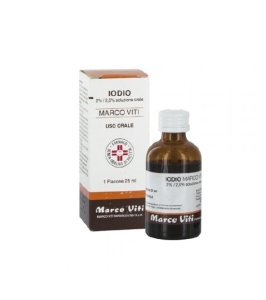 IODIO (MARCO VITI)*orale soluz 20 ml 2% + 2,5%
