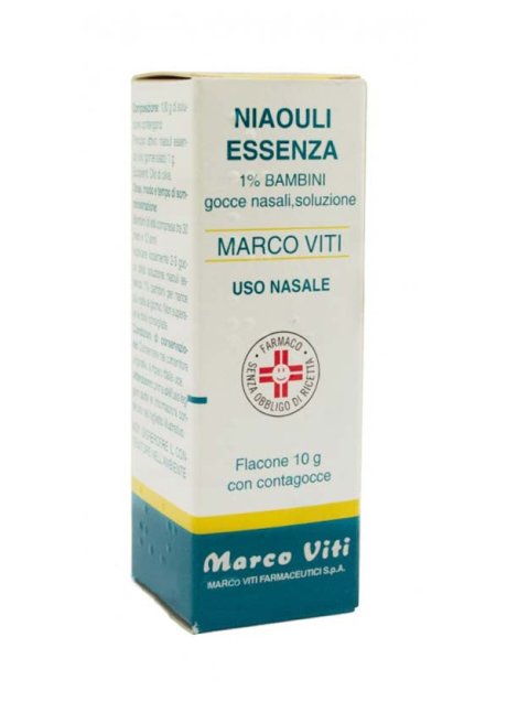 NIAOULI ESSENZA (MARCO VITI)*BB gtt orl 10 g 1%