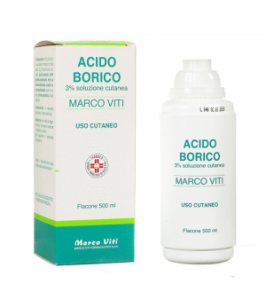 ACIDO BORICO (MARCO VITI)*soluz cutanea 500 ml 3%