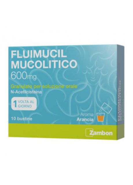 FLUIMUCIL MUCOLITICO*orale grat 10 bust 600 mg