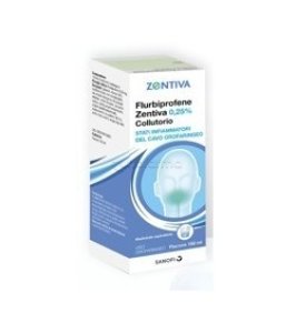 FLURBIPROFENE (ZENTIVA)*collutorio 160 ml 25 mg/10 ml