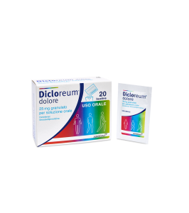 DICLOREUM DOLORE*orale grat 20 bust 25 mg