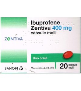 IBUPROFENE (ZENTIVA)*20 cps molli 400 mg