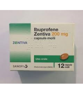 IBUPROFENE (ZENTIVA)*12 cps molli 200 mg