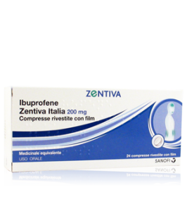 IBUPROFENE (ZENTIVA ITALIA)*24 cpr riv 200 mg