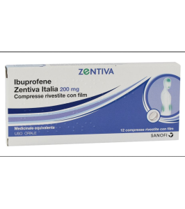 IBUPROFENE (ZENTIVA ITALIA)*12 cpr riv 200 mg